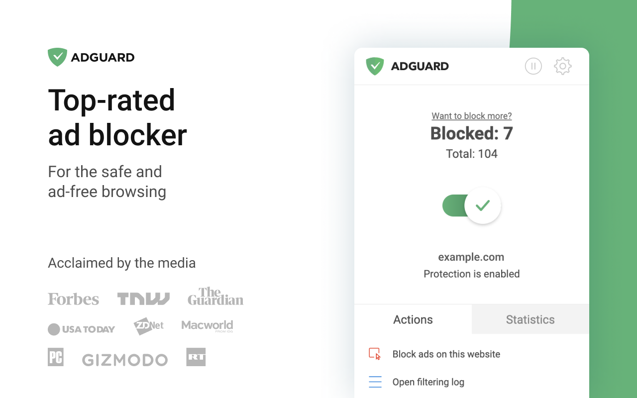 Tải về Adguard – Tiện ích chặn mã độc khi lướt Web mới nhất